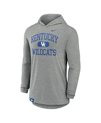 Nike Men's Heather Gray Kentucky Wildcats Blitz Hoodie Long Sleeve T-Shirt