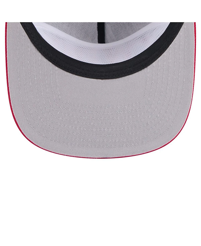 New Era Men's Black Washington Nationals Throwback Meshback Golfer Hat
