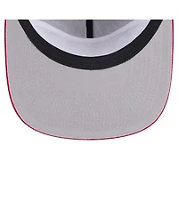 New Era Men's Black Washington Nationals Throwback Meshback Golfer Hat