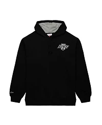 Mitchell & Ness Men's Wayne Gretzky Black Los Angeles Kings Premium Name Number Fleece Pullover Sweatshirt