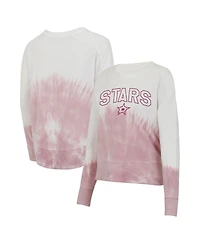 Concepts Sport Women's Pink/White Dallas Stars Orchard Tie-Dye Long Sleeve T-Shirt