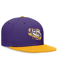 Nike Men's Purple/Gold Lsu Tigers Performance Fitted Hat