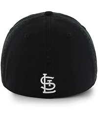 '47 Brand Men's Black St. Louis Cardinals Crosstown Classic Franchise Fitted Hat
