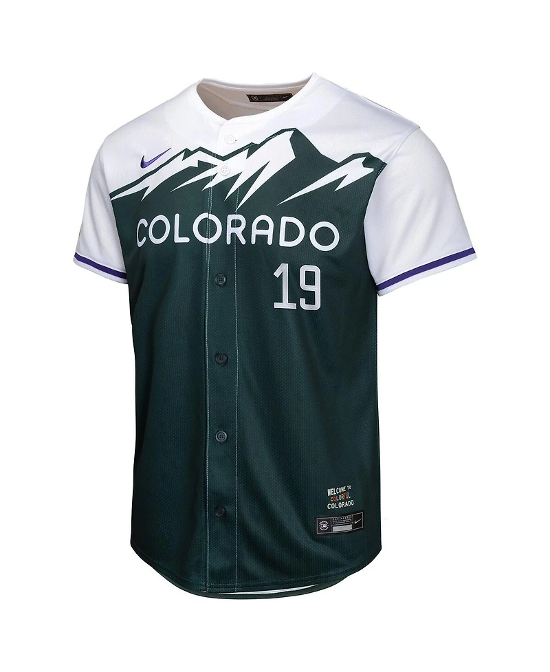 Nike Big Boys and Girls Charlie Blackmon Green Colorado Rockies City Connect Limited Player Jersey