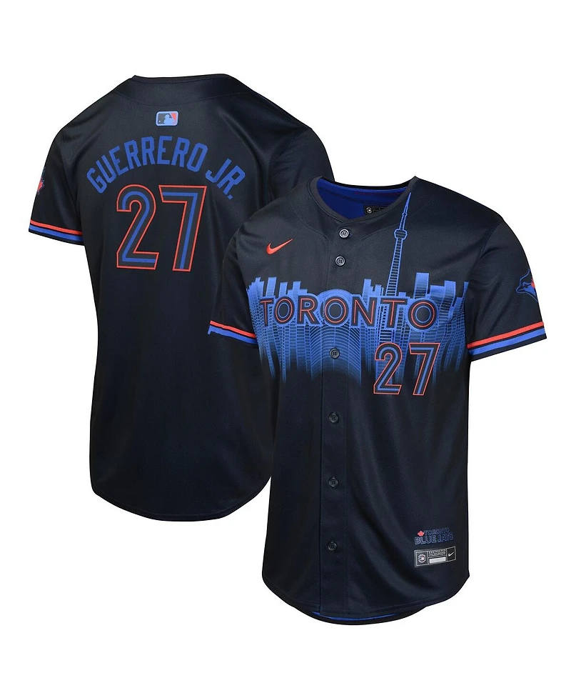 Nike Big Boys and Girls Vladimir Guerrero Navy Toronto Blue Jays 2024 City Connect Limited Player Jersey