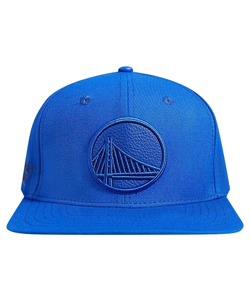 Pro Standard Men's Royal Golden State Warriors Triple Tonal Snapback Hat
