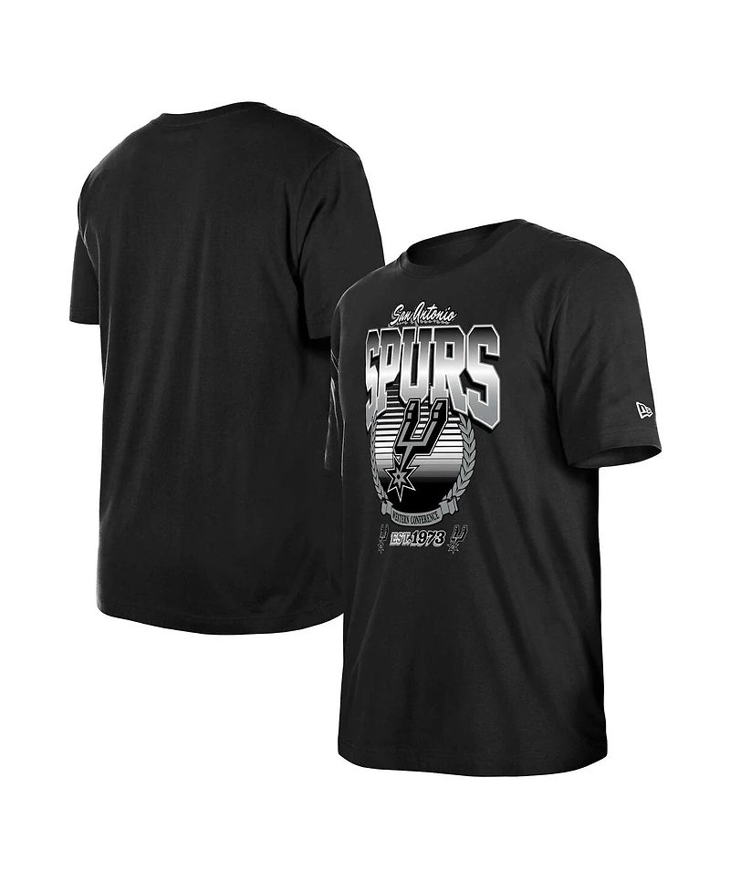 New Era Men's and Women's Black San Antonio Spurs Summer Classics T-Shirt