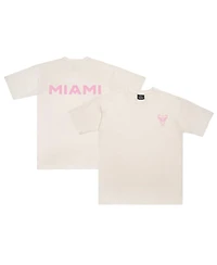 Peace Collective Men's and Women's Cream Inter Miami Cf Essentials T-Shirt