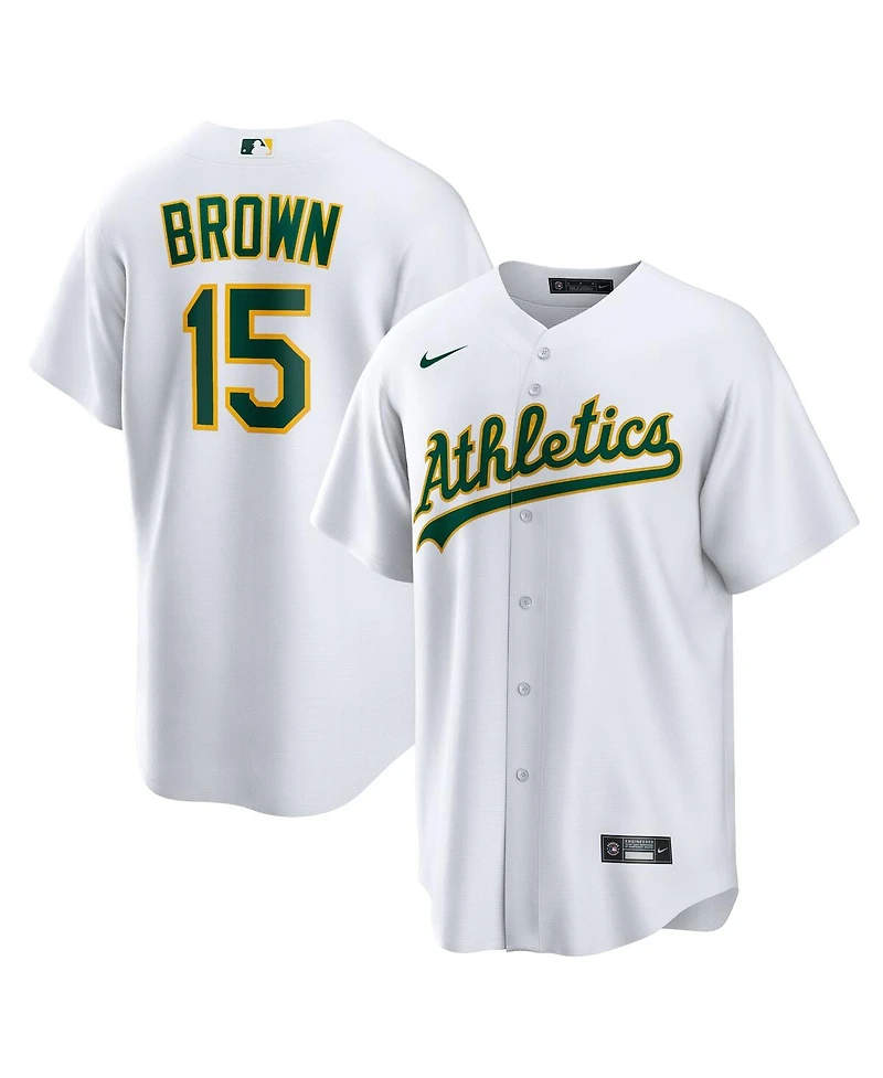Nike Men's Seth Brown White Oakland Athletics Home Replica Jersey