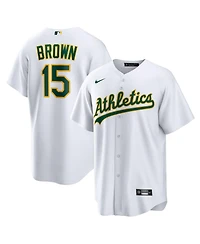 Nike Men's Seth Brown White Oakland Athletics Home Replica Jersey