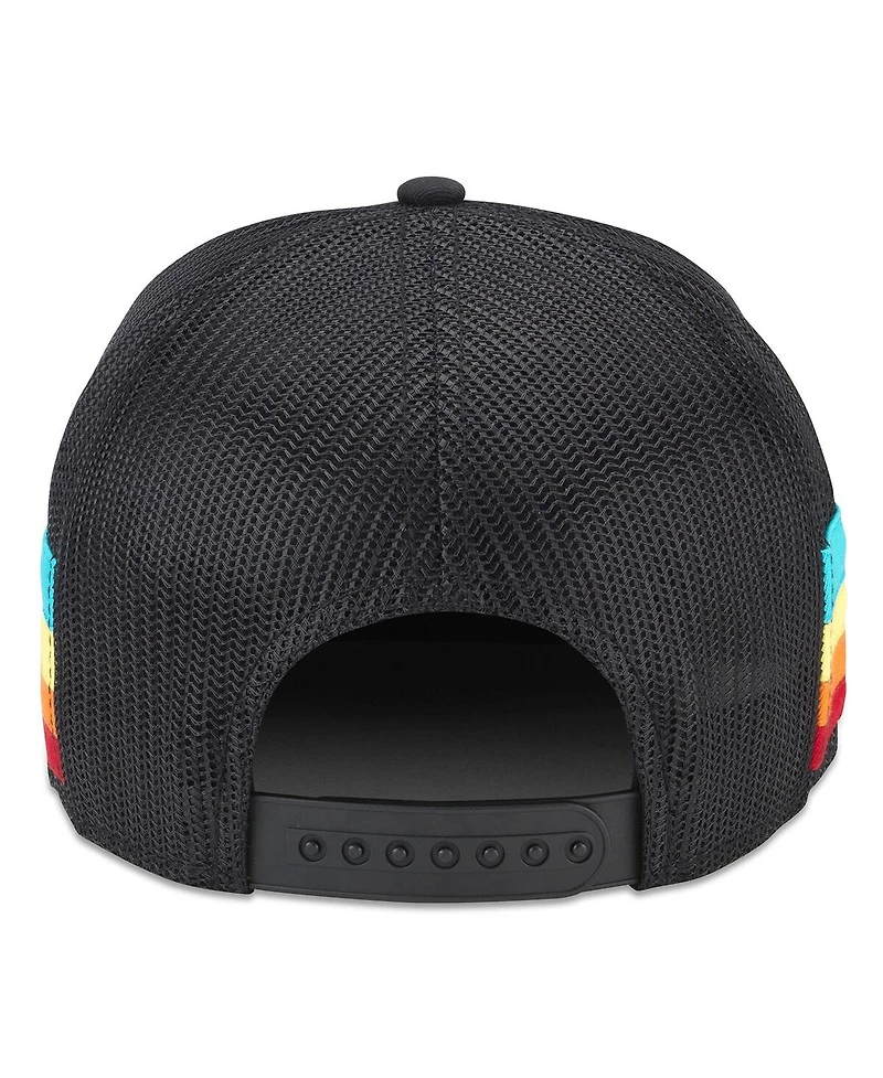 American Needle Men's and Women's Black Atari Hotfoot Adjustable Trucker Hat