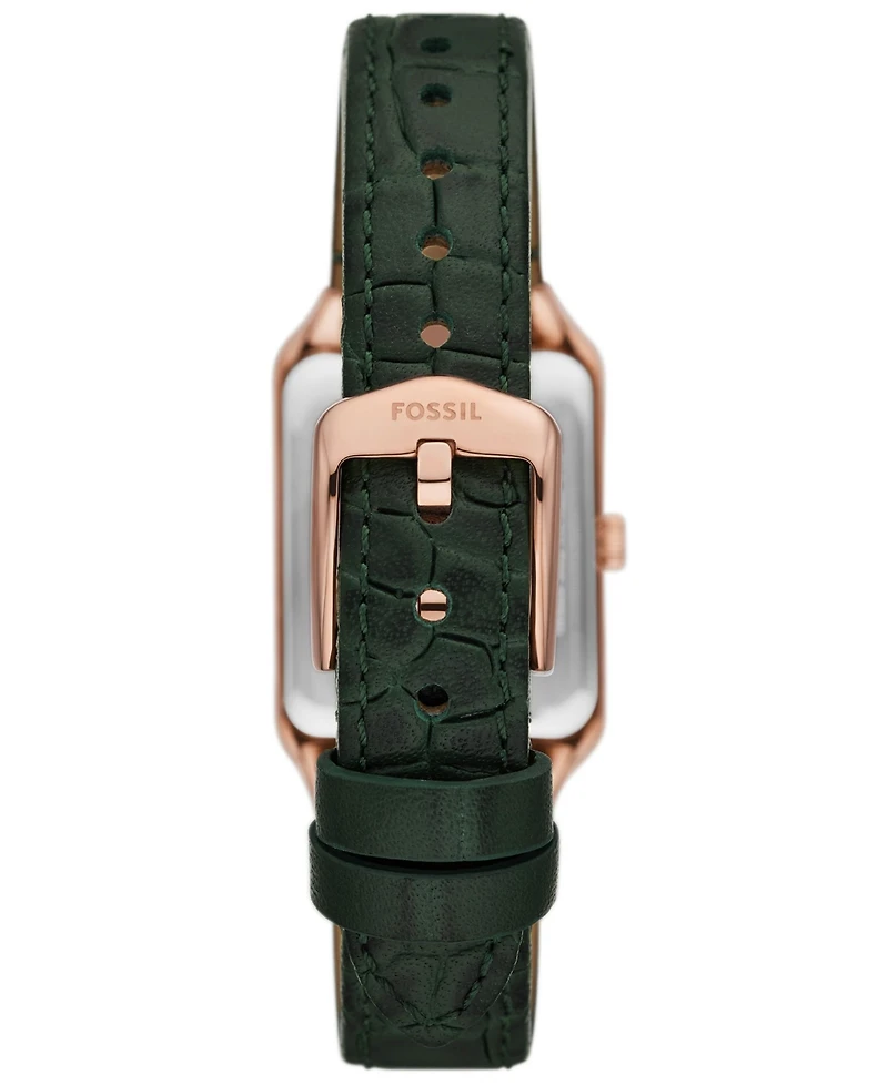 Fossil Women's Quartz Green Croco Watch 23mm