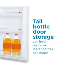 Commercial Cool 4.4 Cu. Ft. Retro Refrigerator,White