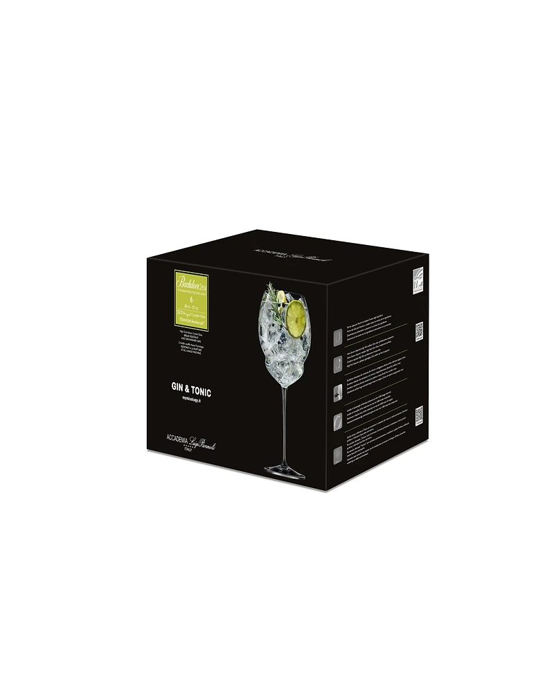 Luigi Bormioli Backdoor '20s Gin Tonic 27 oz cocktail glasses, set of 6