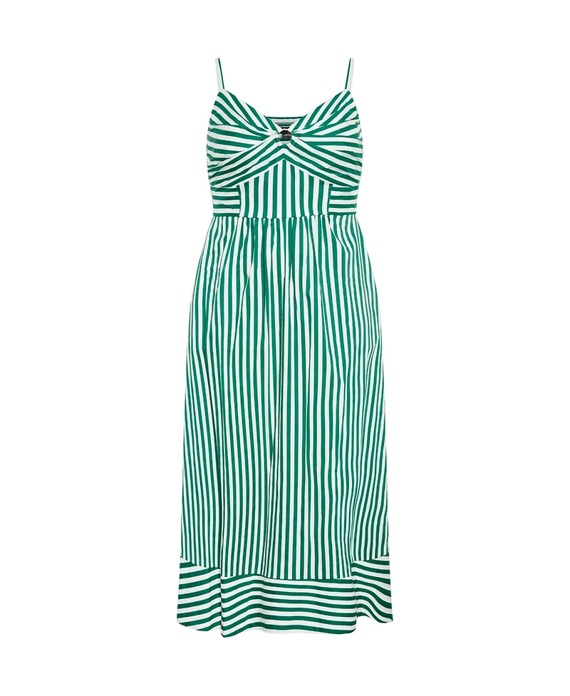 City Chic Plus Stripe Zaya Dress