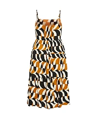 City Chic Women's Mystic Print Dress