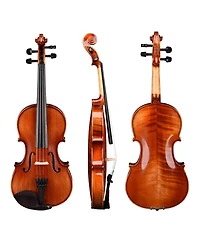 Yescom Solid Wood Violin 4/4 Full Set Fiddle Beginner Violin Full Size with Case Shoulder Rest for Student Adults