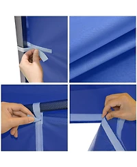 InstaHibit 1080D 120g Privacy Sidewall UV30+ Fits 10x10ft Canopy Gazebo 2 Pieces