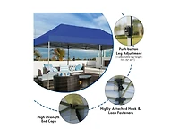 Slickblue 10 x 20 Feet Adjustable Folding Heavy Duty Sun Shelter with Carrying Bag