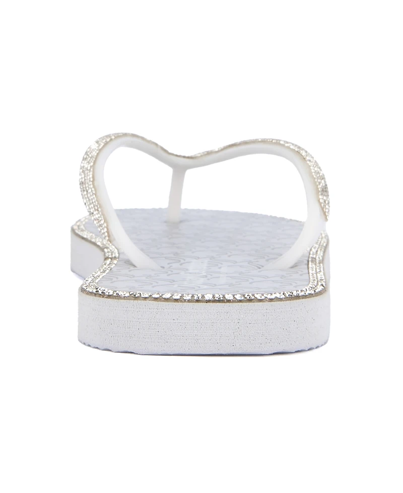 Juicy Couture Women's Surprise 2 Embellished Flip Flop Sandals