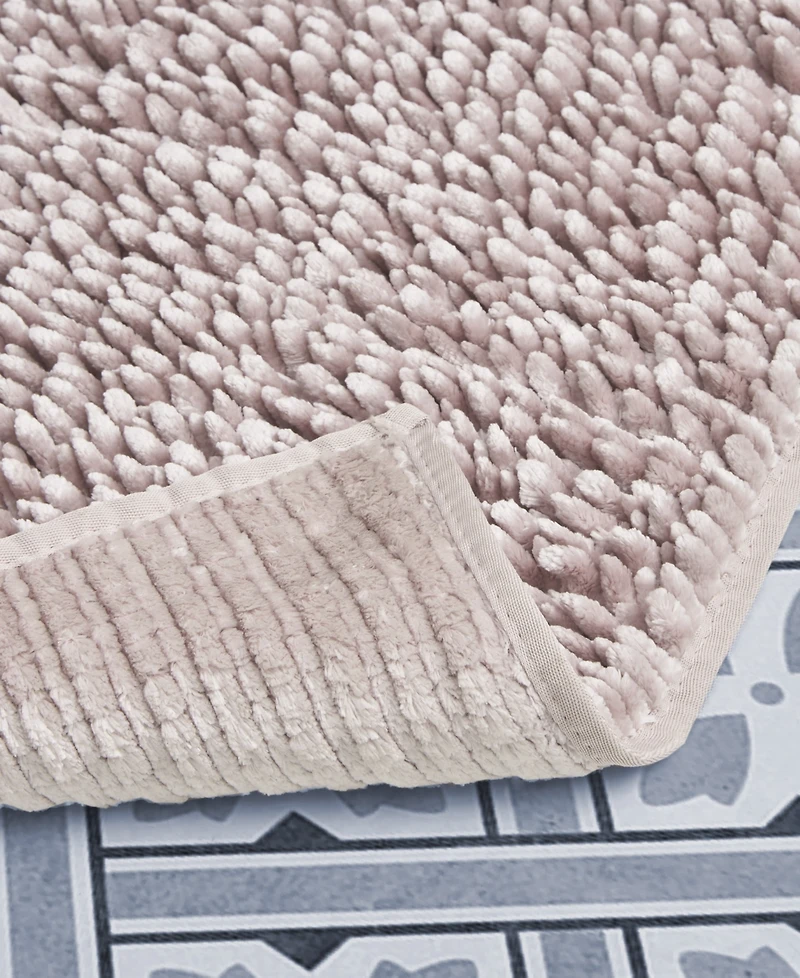 Laura Ashley Butter Chenille Bath Mat, 20" x 34"