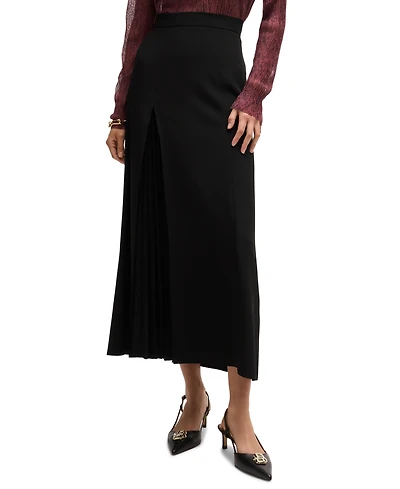 Boss by Hugo Boss Women's Plisse Detail Maxi Skirt