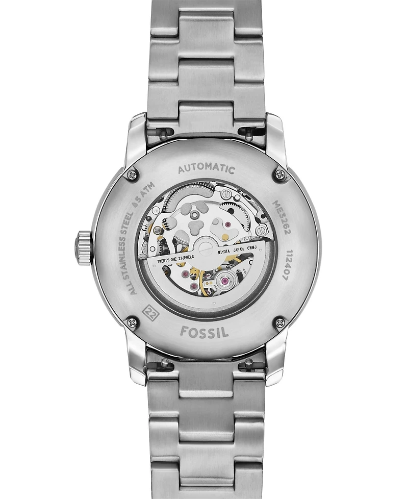 Fossil Men's Heritage Automatic Stainless Steel Watch 43mm