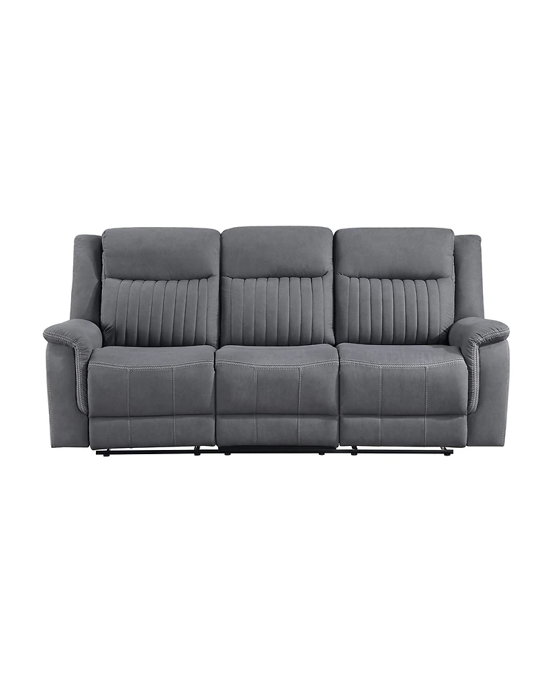 Homelegance White Label Magnus 86" Double Reclining Sofa