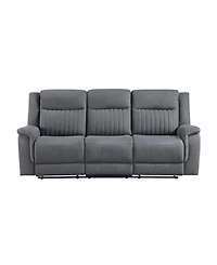 Homelegance White Label Magnus 86" Double Reclining Sofa