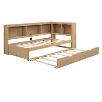 Streamdale Twin Daybed with Trundle, Storage, Usb