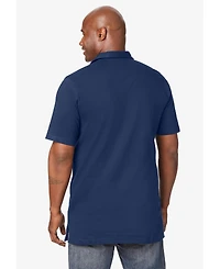 Boulder Creek Big & Tall by KingSize Longer-Length Heavyweight Polo