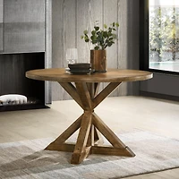 Streamdale Windvale Cross-Buck Base Dining Table