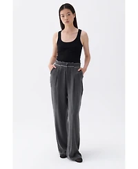 Nocturne Women's Pleated Palazzo Pants