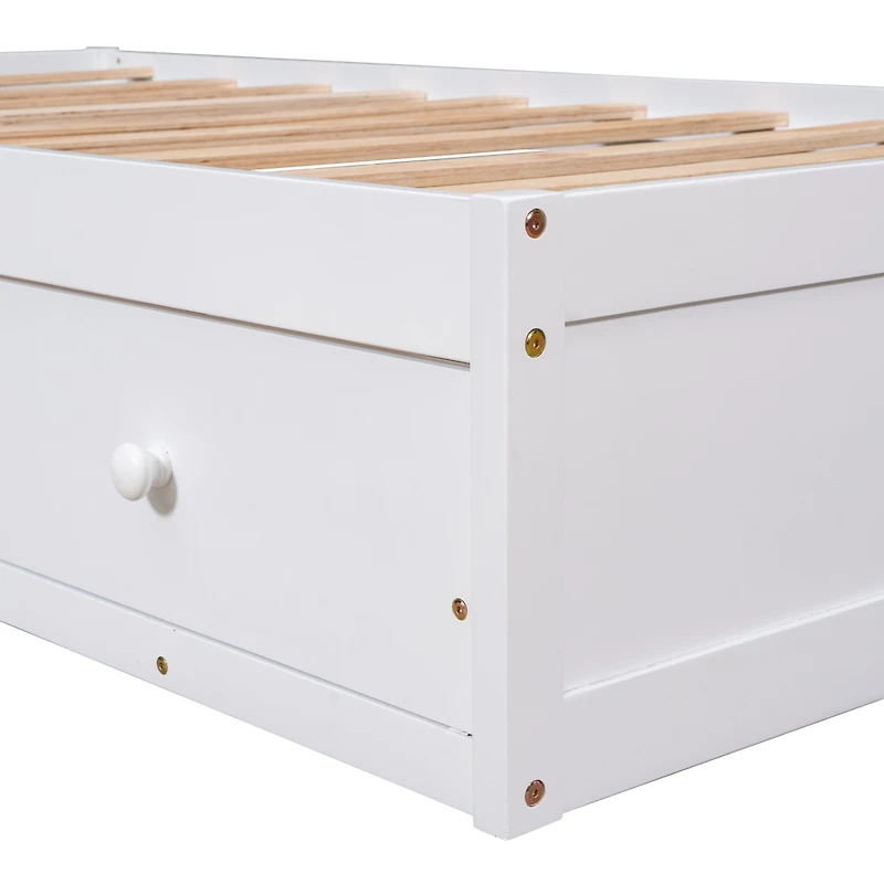 Streamdale Twin Size Platform Storage Bed With 3 Drawers