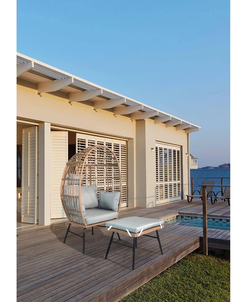 Streamdale Spacious 400 lb Capacity Egg Chair for Ultimate Relaxation