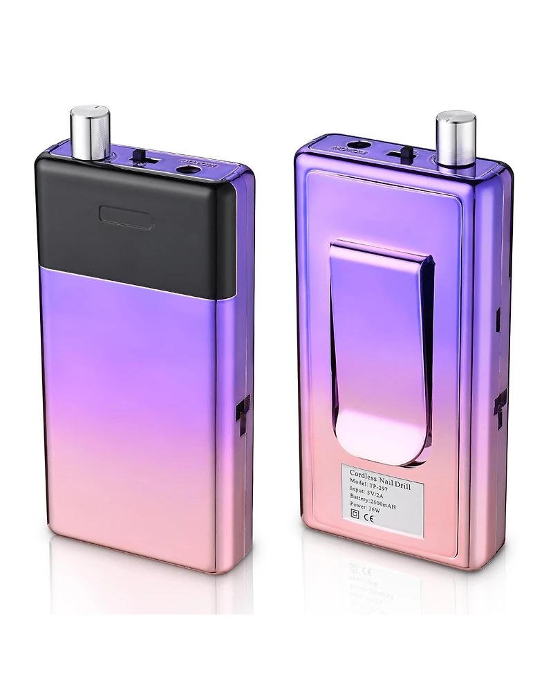 Byootique Portable Rechargeable Electric Nail Drill Machine Kit for Acrylic Nail