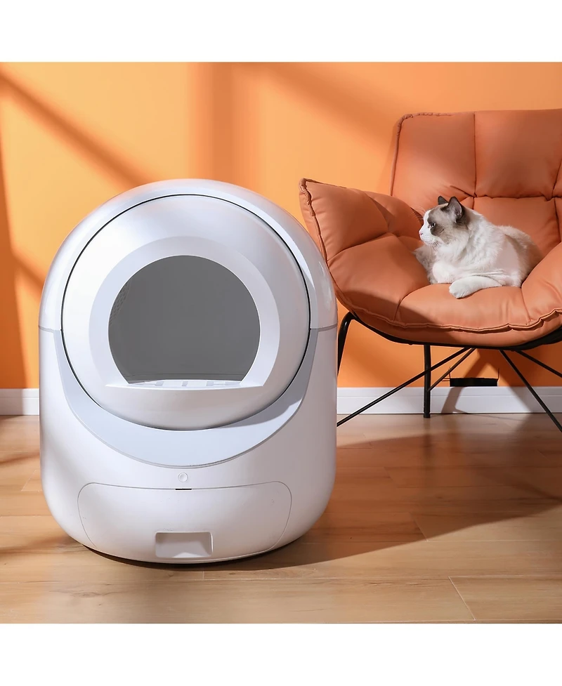 Streamdale Smart Pet Cat Litter Box with Odor Control & App