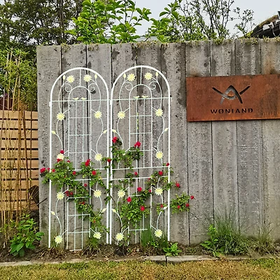 Streamdale Furniturev Rustproof Metal Garden Trellis for Climbing Plants