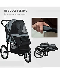Premium Dog Stroller Smooth Ride, Safe, and Comfortable