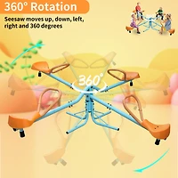Streamdale Kids Outdoor Spinning Seesaw and Swivel Teeter Totter