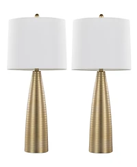 Lumisource Maya 27" Contemporary Metal - Set of 2 Table Lamp