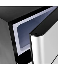 Sugift 3.2 cu ft Compact Stainless Steel Refrigerator
