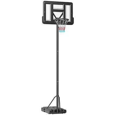 Soozier Portable Basketball Hoop for Poolside or Backyard, Youth to Adults