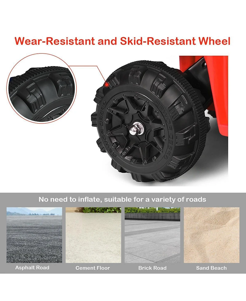 Sugift 6V Powered Kids Electric Ride on Atv