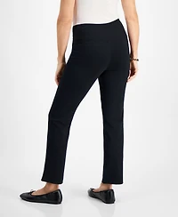 Style & Co Women's Straight-Leg Ponte-Knit Pants, Created for Macy's
