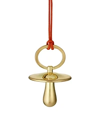 Waterford Christmas Pacifier Golden Ornament