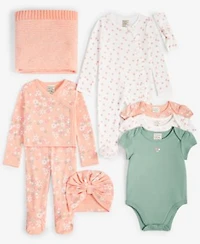 First Impressions Baby Girls Secret Garden Bodysuits Sweater Blanket Outfits Exclusively At Macys