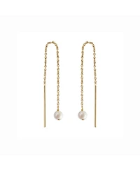 Paloma Pearl Threaders Gold