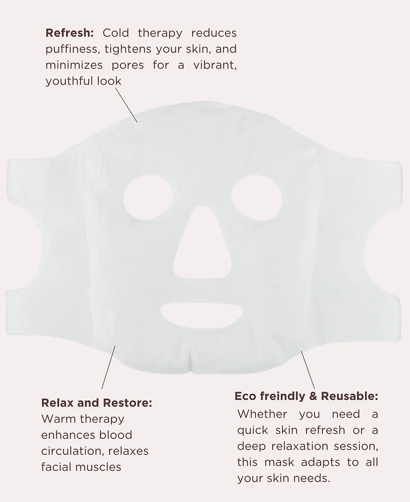 Solaris Laboratories Ny Multi-Use Heat & Ice Therapy Face Mask