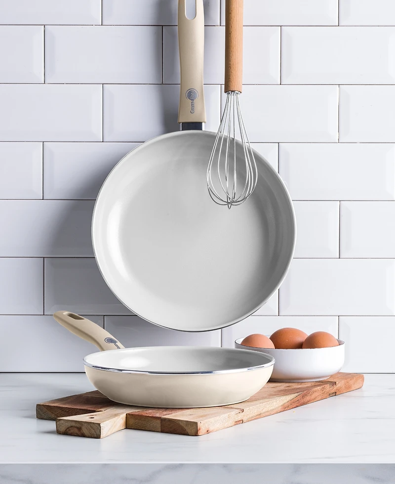 GreenPan Dover 8" & 10" 2-Piece Frypan Set